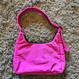 BAGGU Pink Shoulder Bag nylon